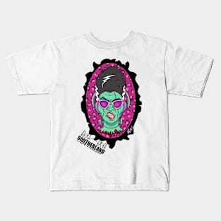 Modern Bride of Frankenstein Kids T-Shirt